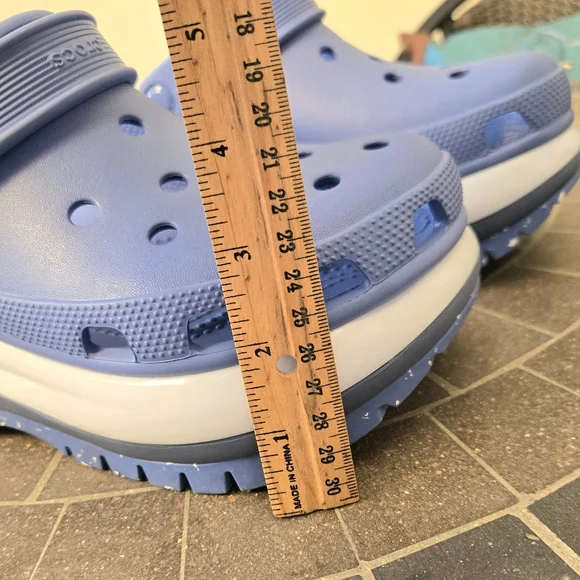 Crocs Mega Crush Platform Clogs in Elemental Blue - Picture 12 of 12
